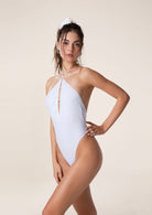 F**K Costume da bagno Donna FK24-0112WH Bianco - Stilato