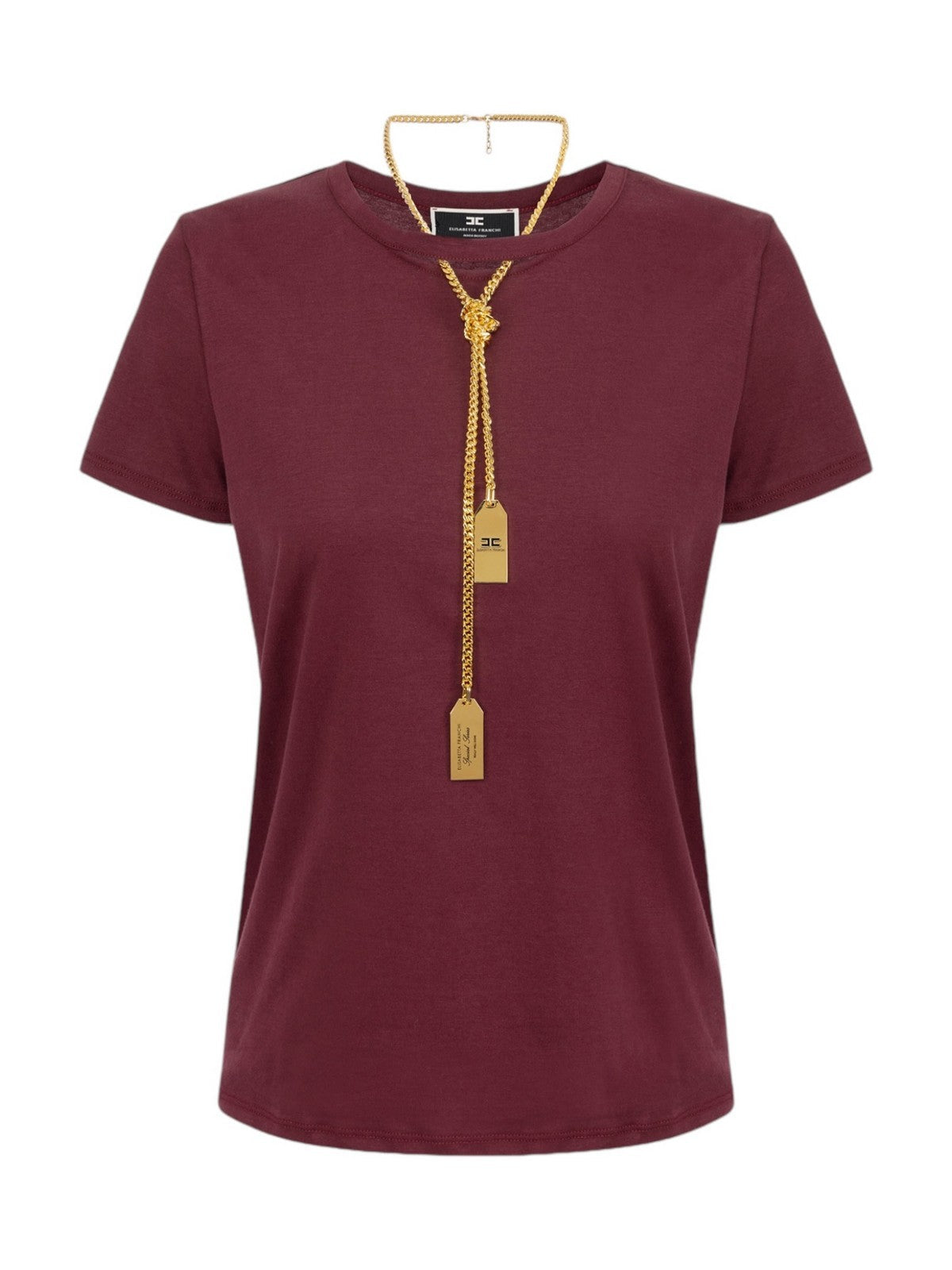 Elisabetta Franchi Maglia Rossa Donna MA00946E2 CG3 - Stilato