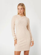 Guess Abito Beige Donna Serena W4BK17 Z3HW0 F1XL - Stilato