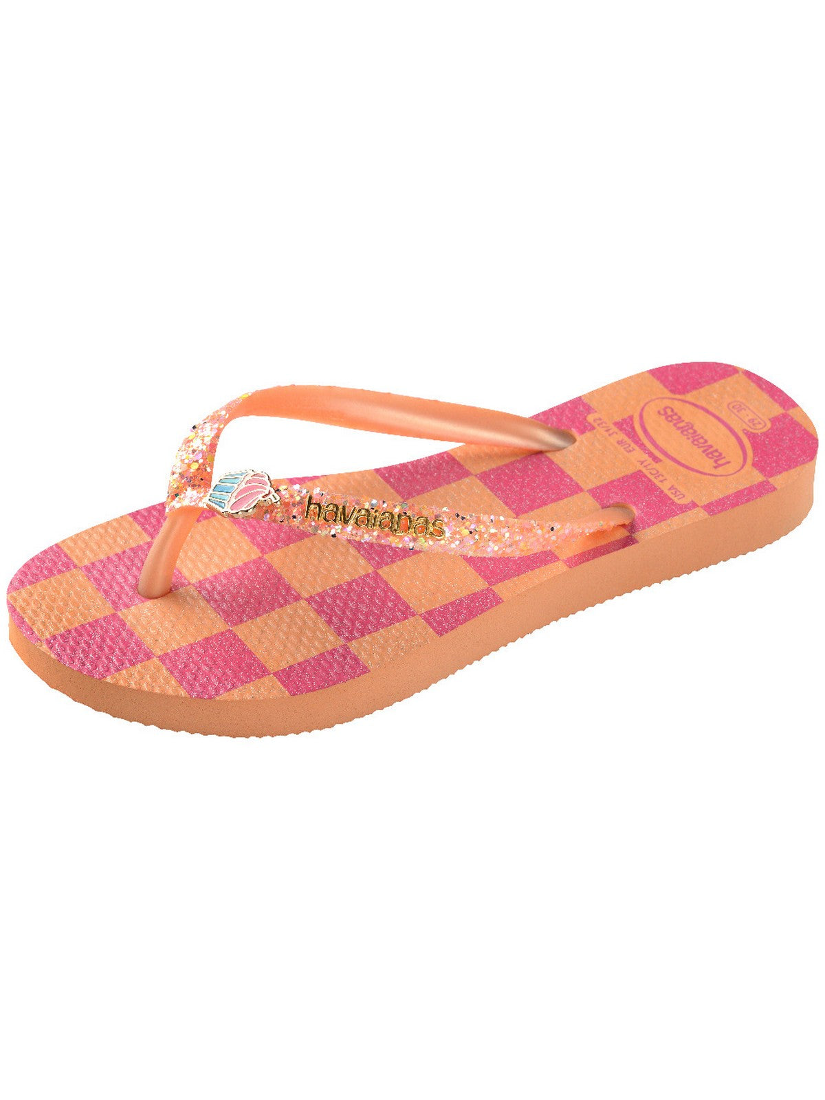 HAVAIANAS Infradito Bambine e ragazze Hav. Kids slim glitter trendy 4146976.0027 Rosa