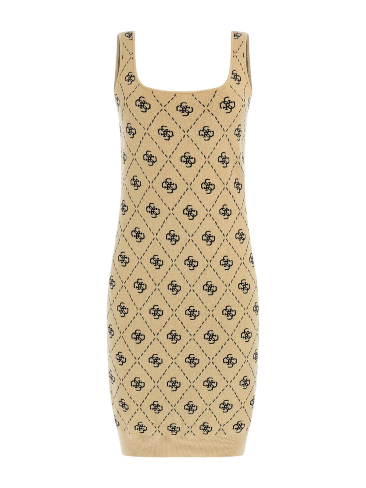 GUESS Abito Donna SARAH 4G SL DRESS SWTR W4BK98 Z3JD2 FN3N Beige - Stilato