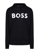 HUGO BOSS Felpa Uomo 50496661 001 Nero - Stilato