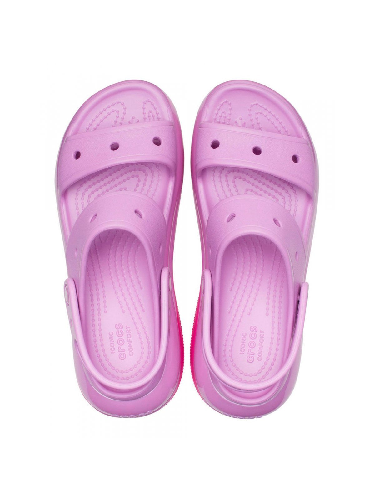 CROCS Sandalo Donna Classic Mega Crush Sandal W 207989 6WQ Rosa - Stilato