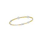 Zancan Bracciale Oro Giallo e Bianco - EB692GB - Stilato