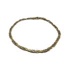 Bracciale Catena Intrecciata Uomo Oro Giallo Gold House De Patto - 1L - Stilato