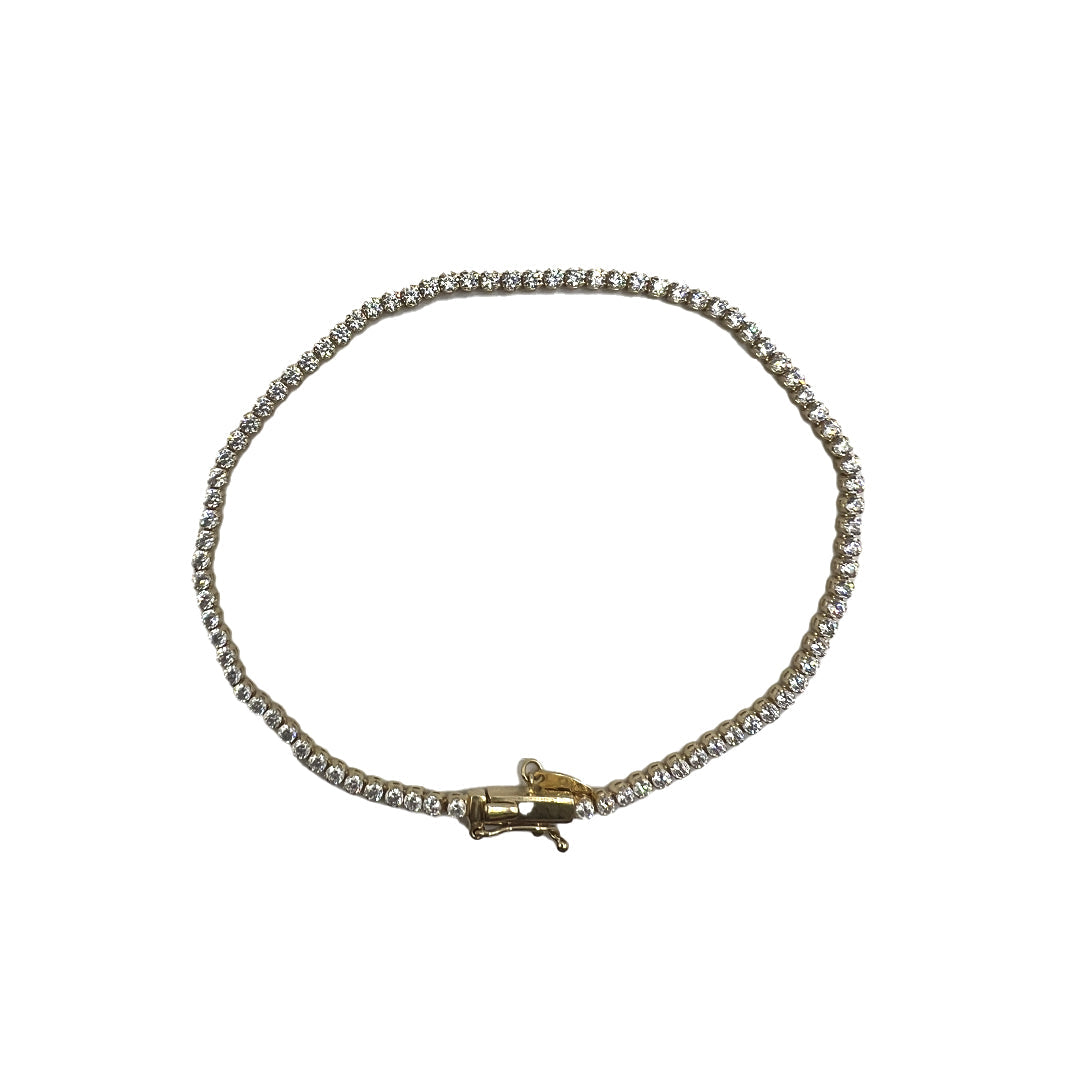 Bracciale Oro Giallo Tennis Gold House De Patto - 1U - Stilato