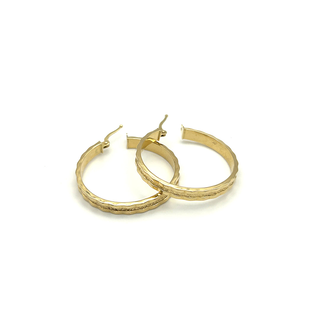 Orecchini Oro Giallo 18k Gold House De Patto OR7 - Stilato