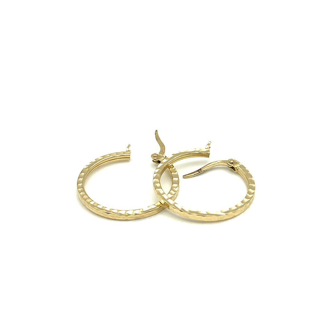 Orecchini Oro Giallo 18k Gold House De Patto OR9 - Stilato