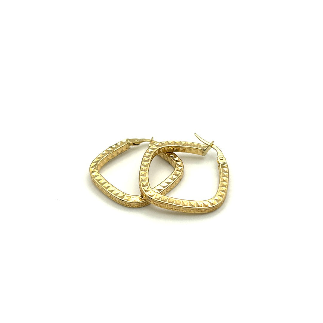 Orecchini Oro Giallo 18k Gold House De Patto OR10 - Stilato