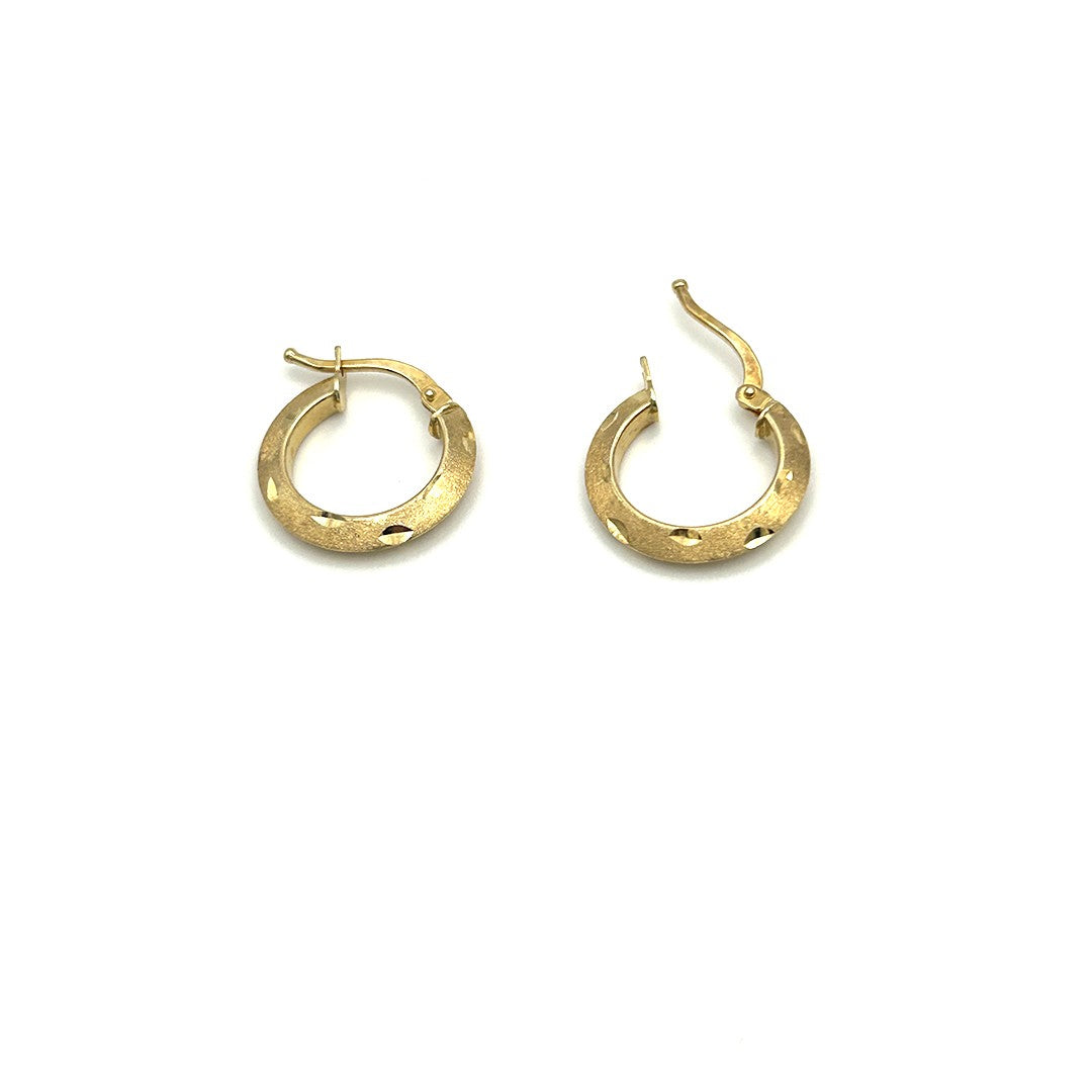 Orecchini Oro Giallo 18k Gold House De Patto OR22 - Stilato