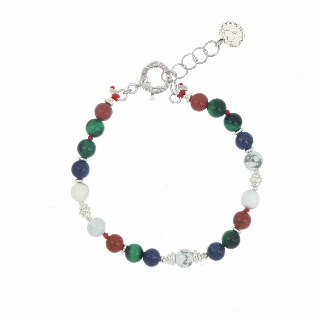 Bracciale Donna Maman et Sophie Tancredi Verde Rosso e Blu - brtanlcva - Stilato