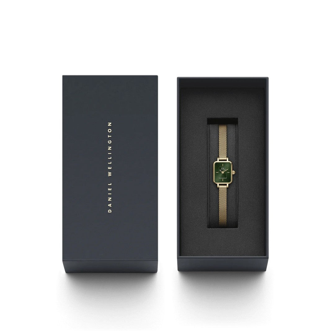 Orologio Donna Daniel Wellington Quadro Mini Evergold Emerald - DW00100653 - Stilato