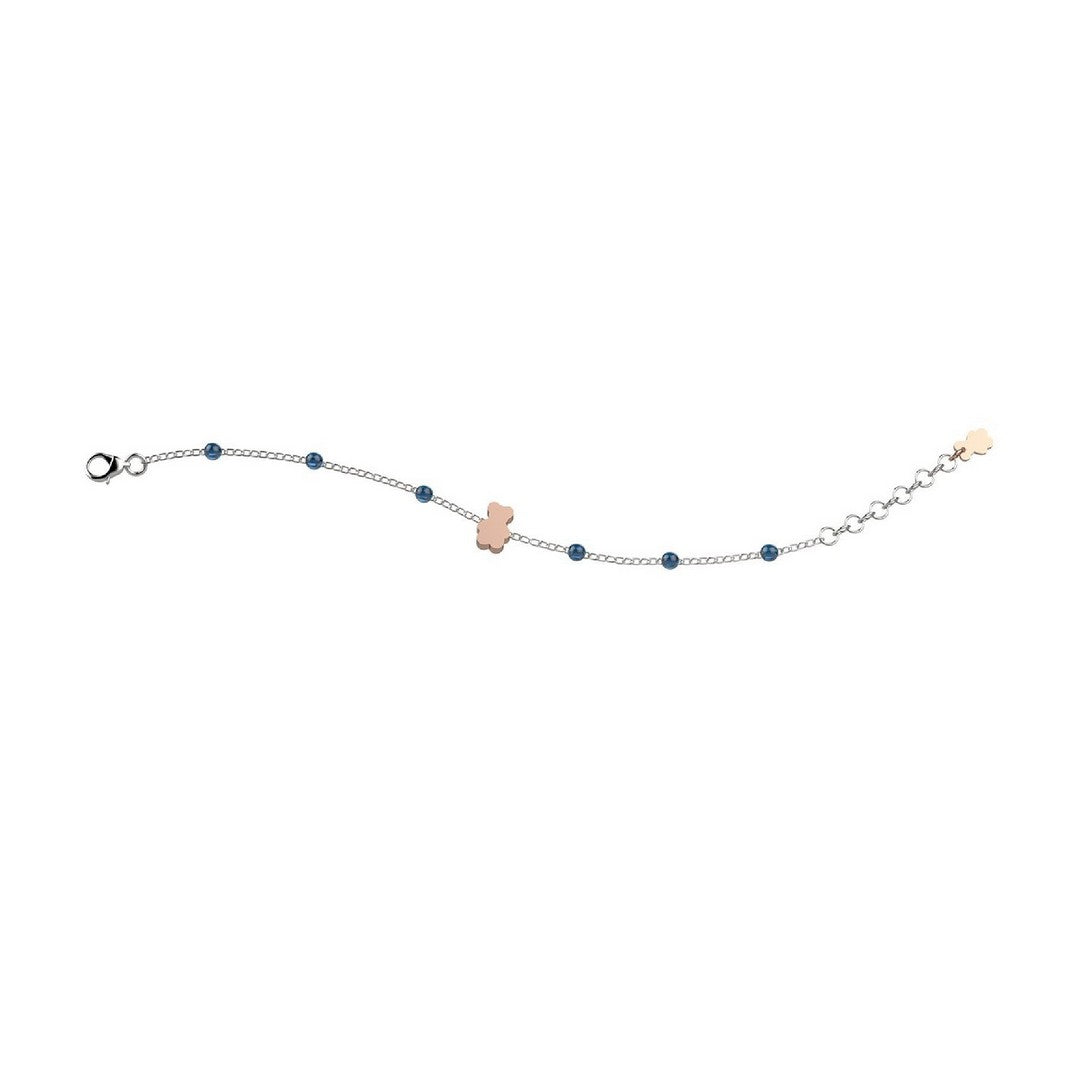 Bracciale Donna Nanan Orso Azzurro Ag 925 - NAN0189 - Stilato