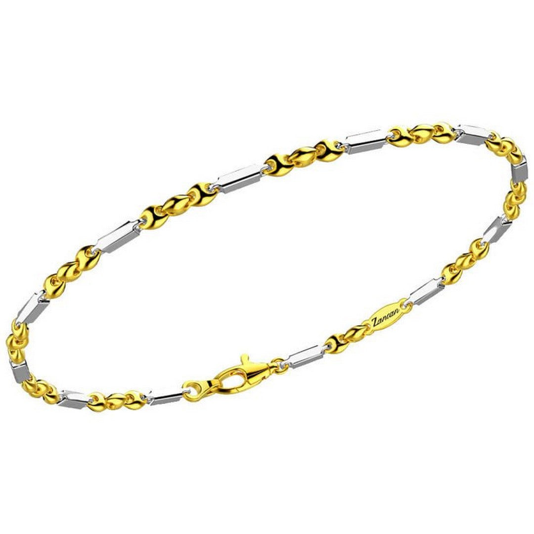 Bracciale Zancan Uomo in oro bianco e giallo 750° gr4,10 - EB805GB - Stilato