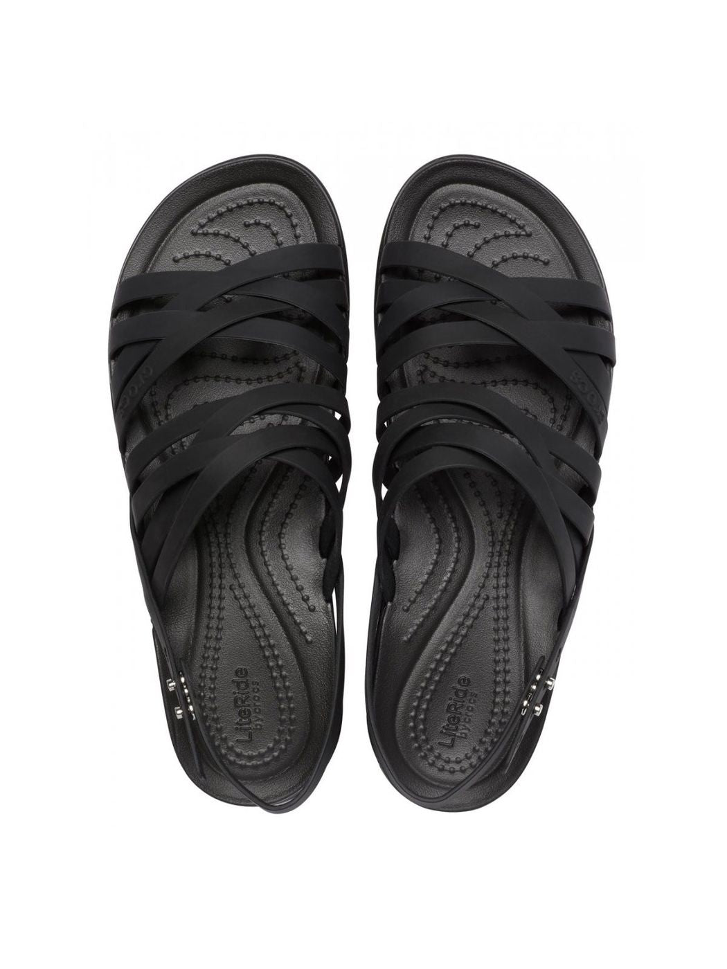 CROCS Sandalo Donna Brooklyn strappy low 206751 001 Nero - Stilato