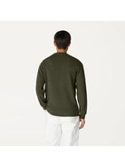 K-WAY Maglione Uomo Sebastien lambswool K2112PW WMR Verde - Stilato