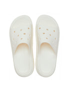 CROCS Ciabatta Donna Stomp Slide W 209346 0WV Bianco - Stilato