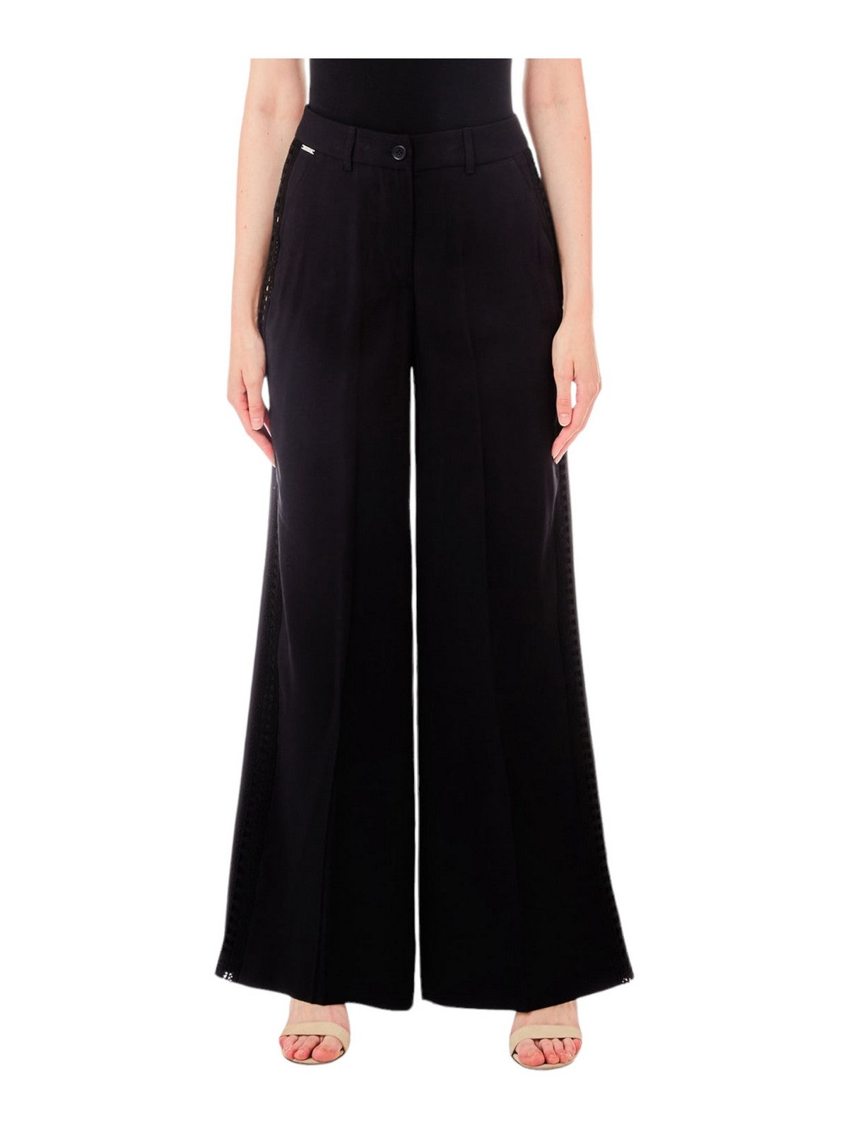 LIU JO WHITE Pantalone Donna MA4204T2508 22222 Nero - Stilato