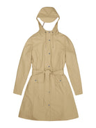 RAINS Giubbino Donna Curve W Jacket W3 18130 24 Sand Beige - Stilato