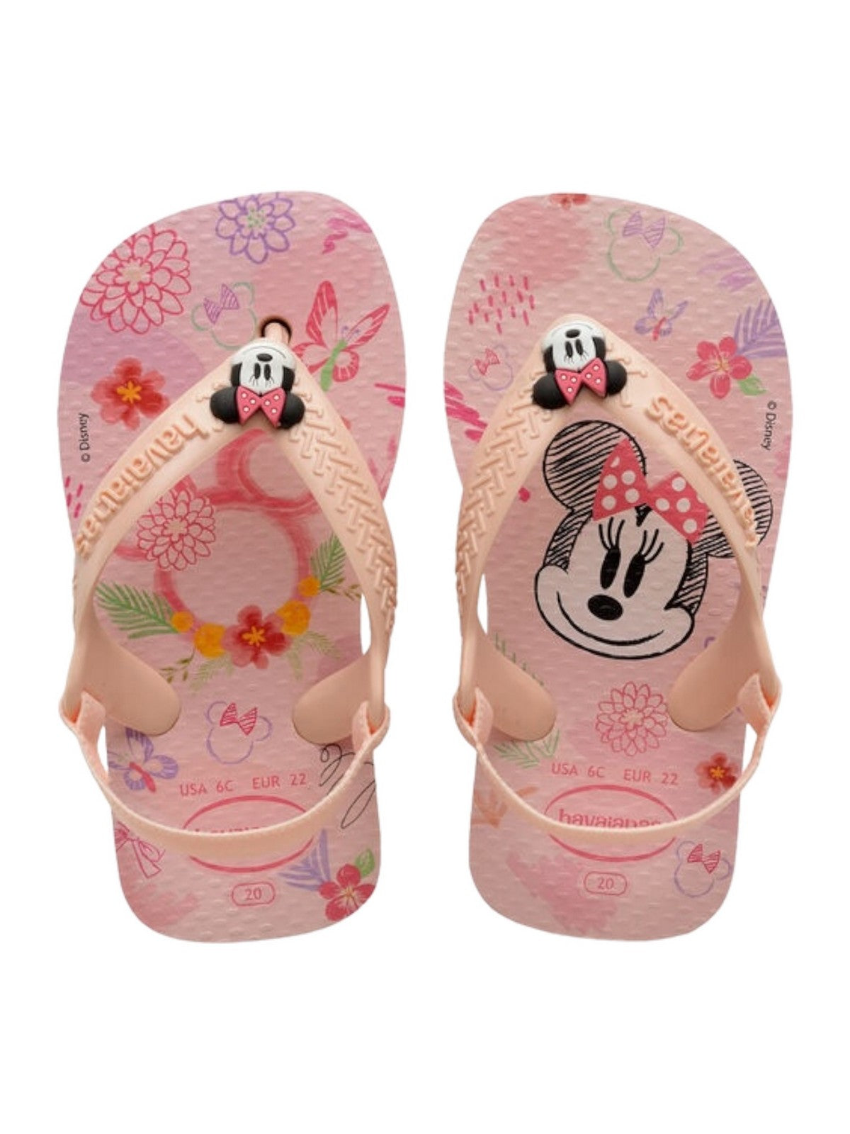 HAVAIANAS Infradito Bambine e ragazze Hav. Baby Disney Classics II 4137007.7233 Rosa - Stilato