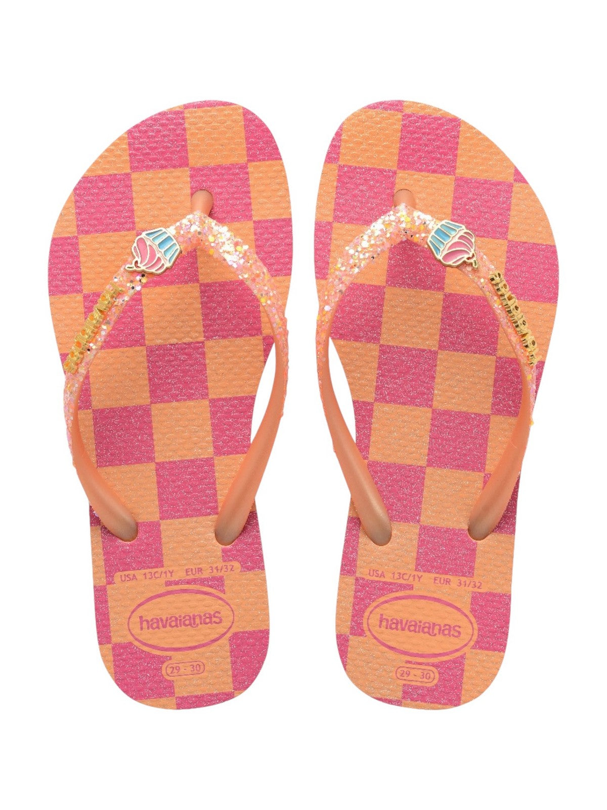 HAVAIANAS Infradito Bambine e ragazze Hav. Kids slim glitter trendy 4146976.0027 Rosa