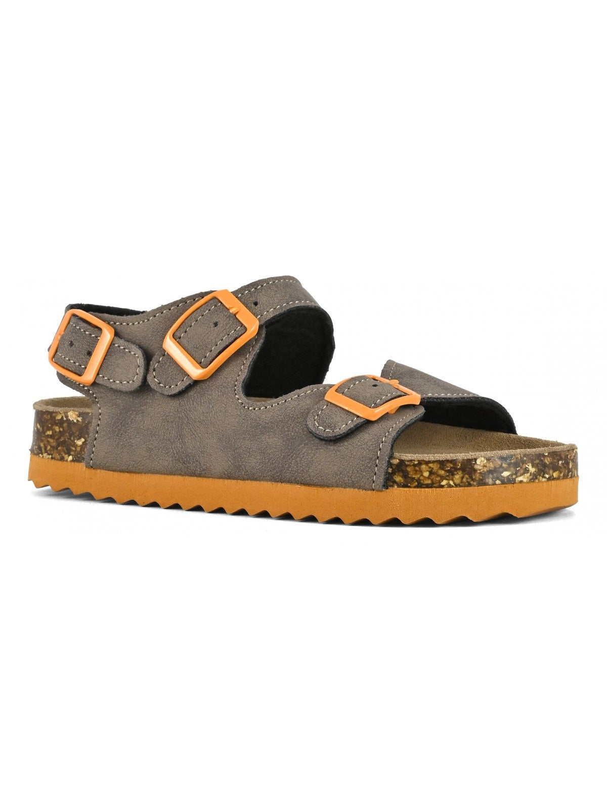 COLORS OF CALIFORNIA Sandalo Bambini e ragazzi Boy Sandal 3 Buckles HC.2412 BRO Marrone - Stilato