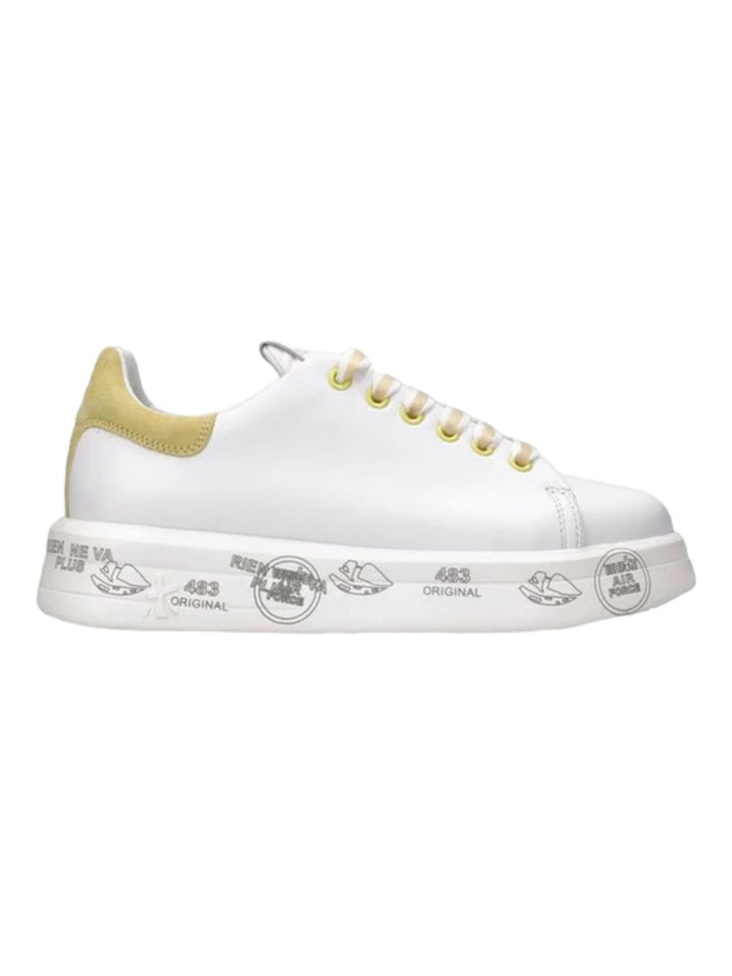 PREMIATA Sneaker Donna Belle BELLE VAR 5713 Bianco - Stilato