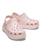 CROCS Ciabatta Donna Classic Crush Clog 207521 6UR Rosa - Stilato