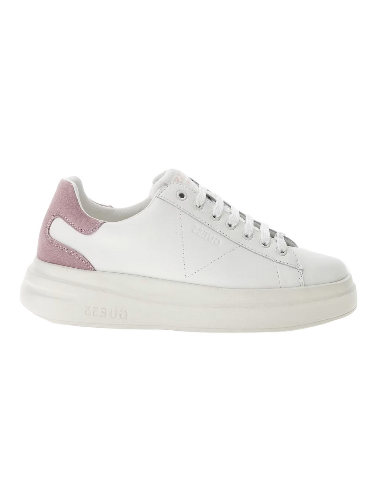 GUESS Sneaker Donna Elbina FLJELB LEA12 WHIPI Bianco - Stilato