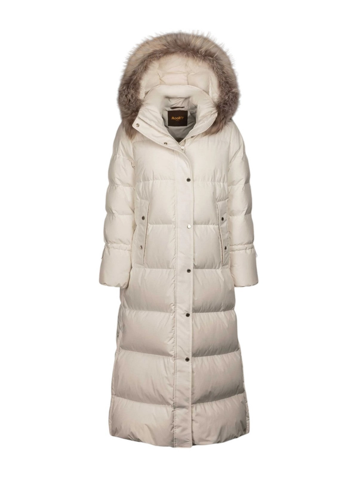 MOORER Piumino Donna BREUIL-FUR-STP MODGI100744 U0111 Bianco - Stilato