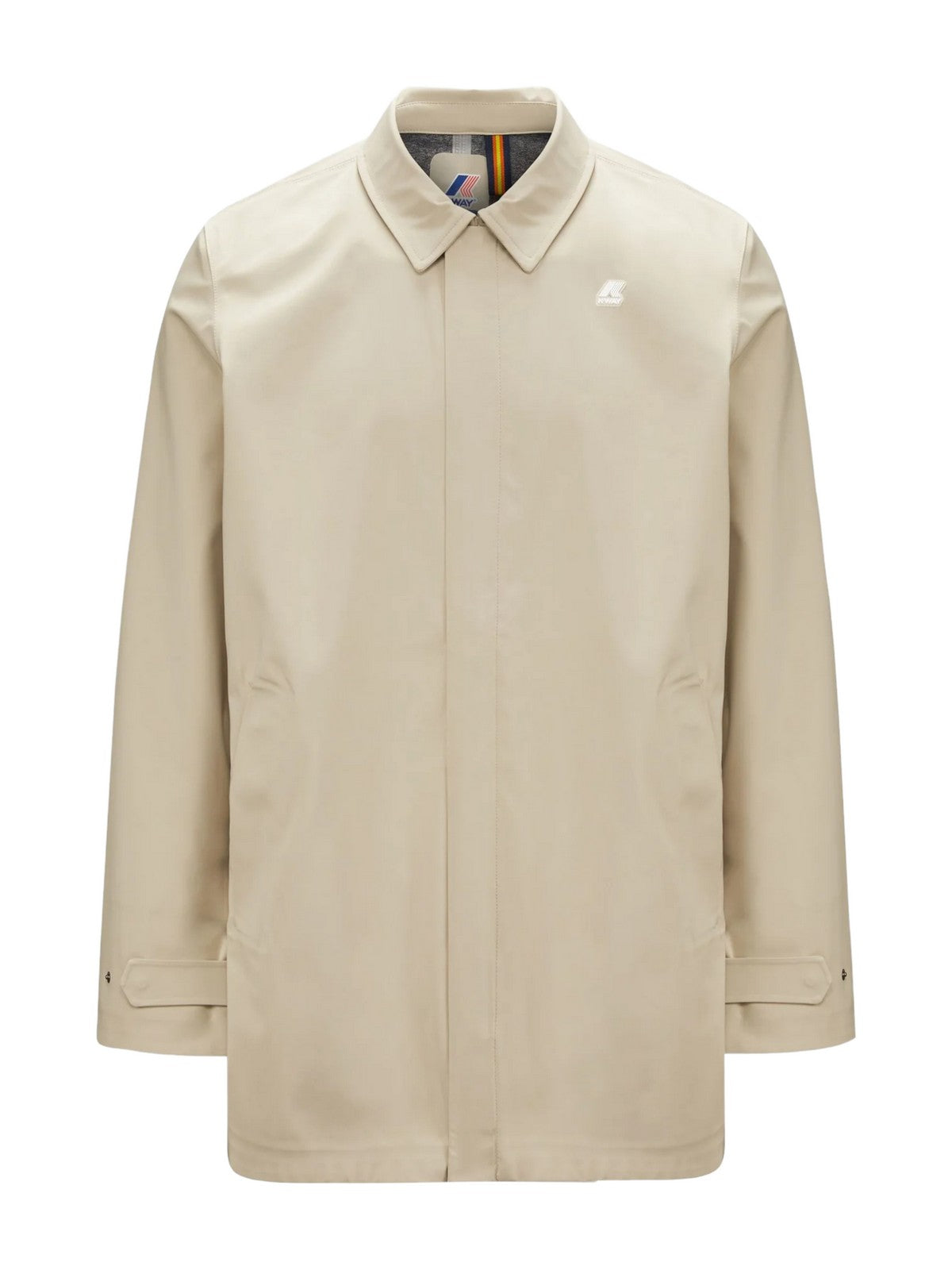 K-WAY Giubbino Uomo Benny bonded jersey K7111TW 864 Beige - Stilato