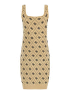 GUESS Abito Donna SARAH 4G SL DRESS SWTR W4BK98 Z3JD2 FN3N Beige - Stilato