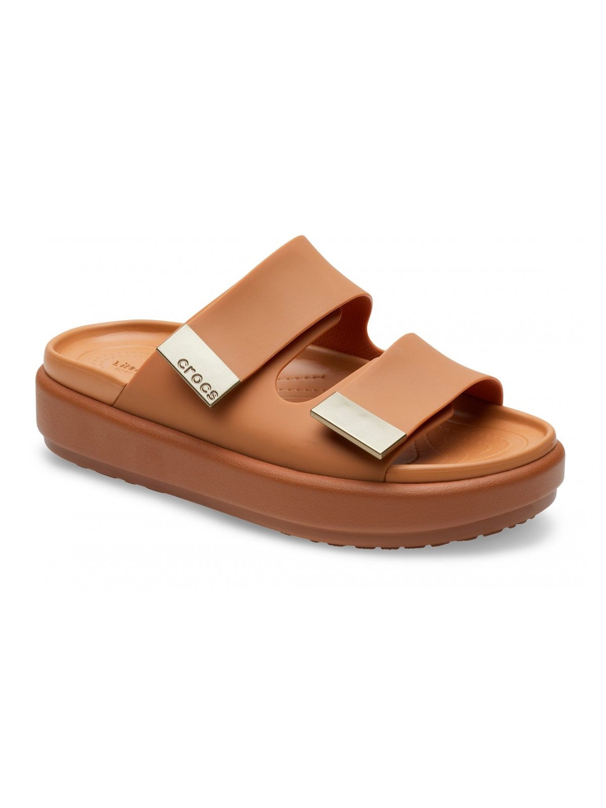 CROCS Sandalo Donna Brooklyn Luxe Sandal W 209586 2U3 Beige - Stilato