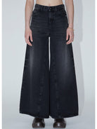 AMISH Jeans Donna AMD002N0802380 998 Nero - Stilato