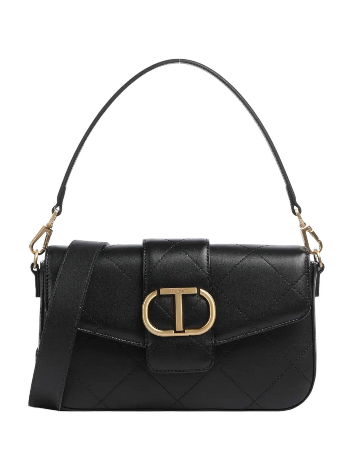 TWINSET Borsa Donna AMIE QUILTED LEATHER 242TB7130 00006 Nero - Stilato