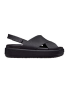 CROCS Sandalo Donna Brooklyn Luxe Cross Strap W 209407 060 Nero - Stilato