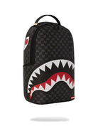 Sprayground Zaino Uomo Nero Drip Check Shark 910B6020NSZ - Stilato