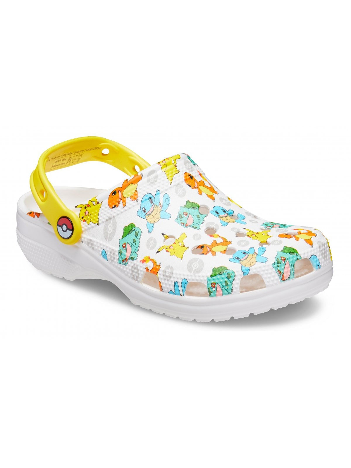 CROCS Ciabatta Unisex adulto Classic Pokemon 2 Clog 207765 94S Bianco - Stilato