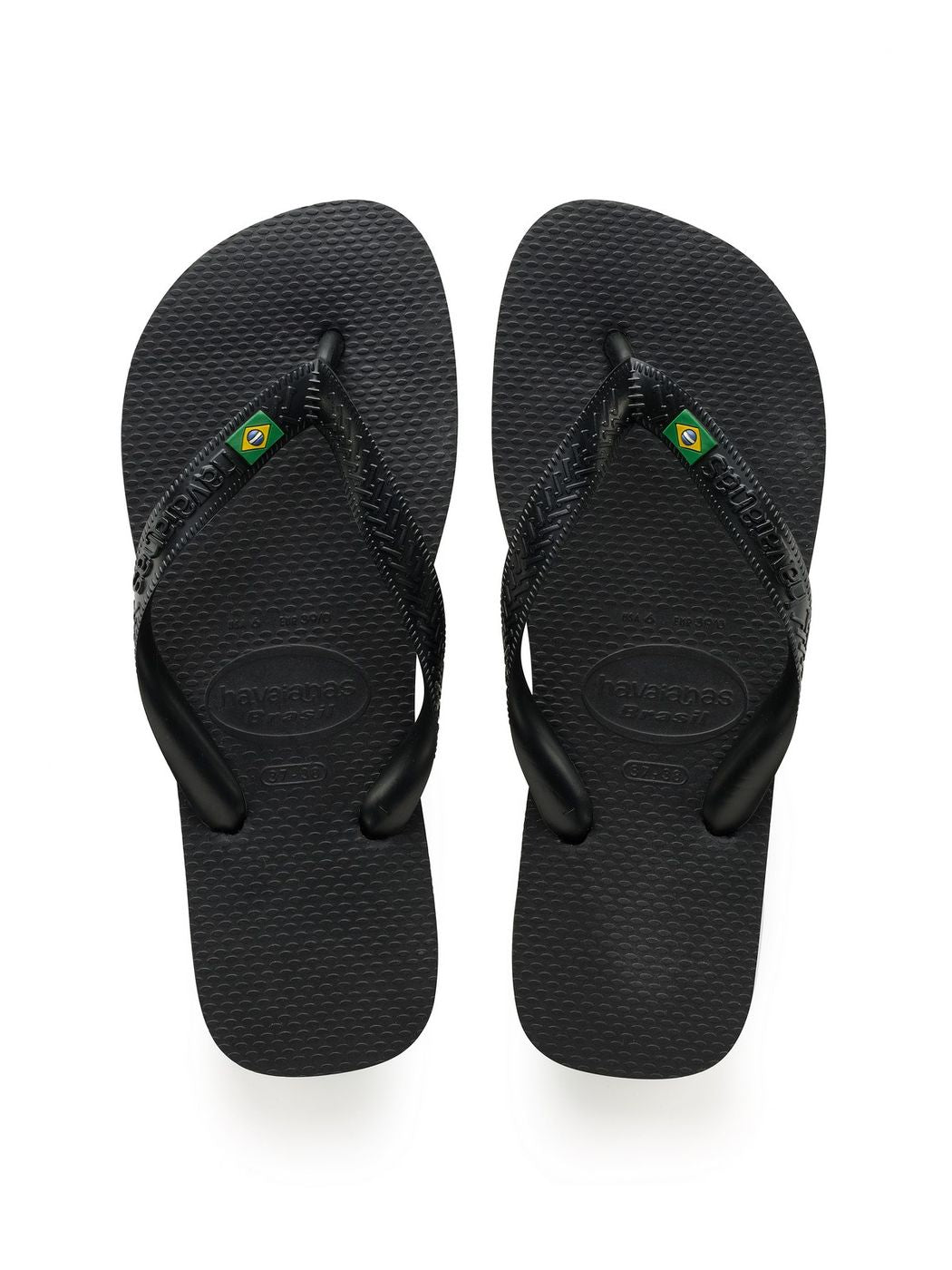 HAVAIANAS Infradito Unisex adulto Hav. Brasil 4000032.0090 Nero - Stilato