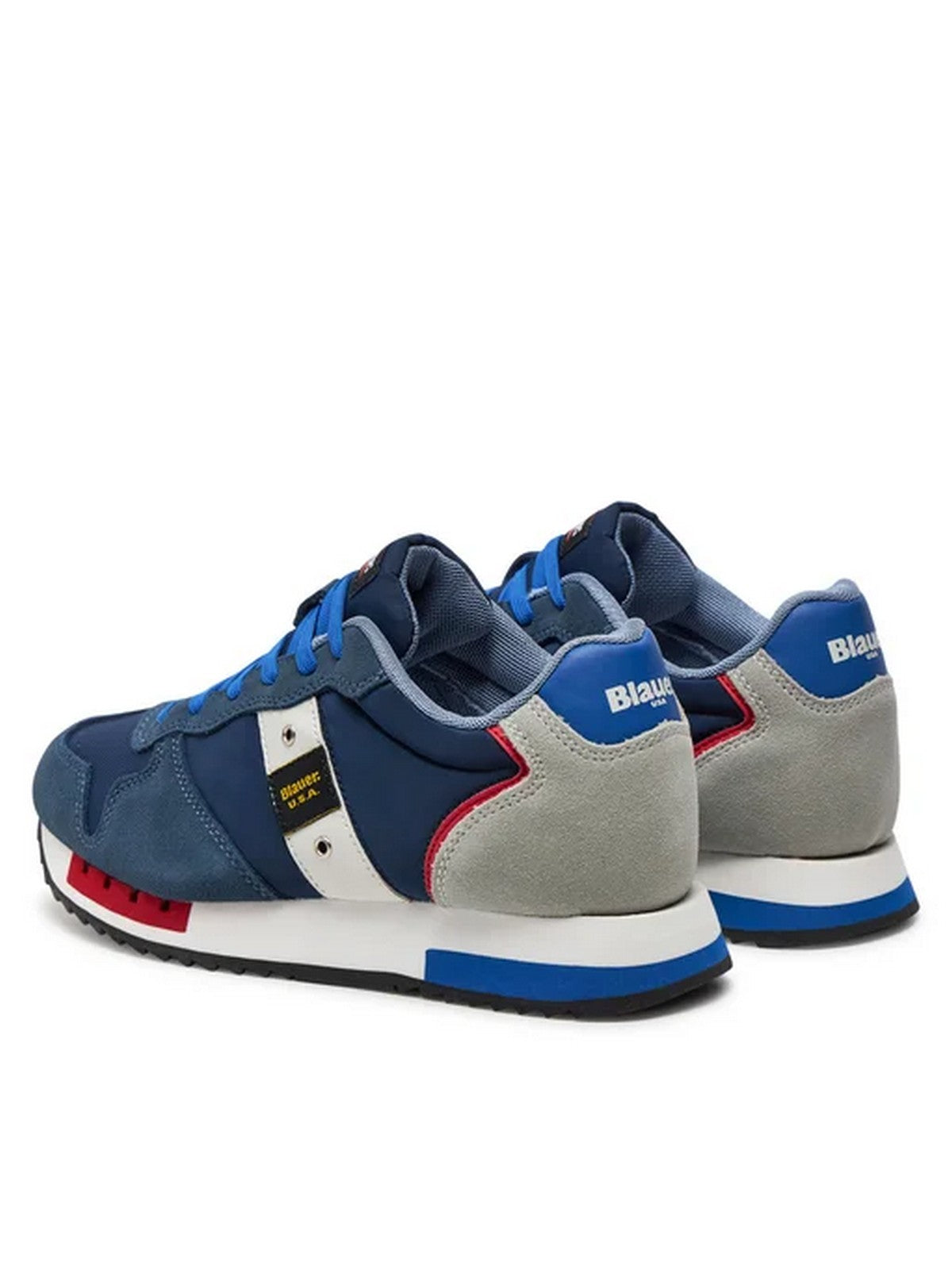 BLAUER Sneaker Uomo QUEENS01 S4QUEENS01/MES NVY/ROY Blu - Stilato