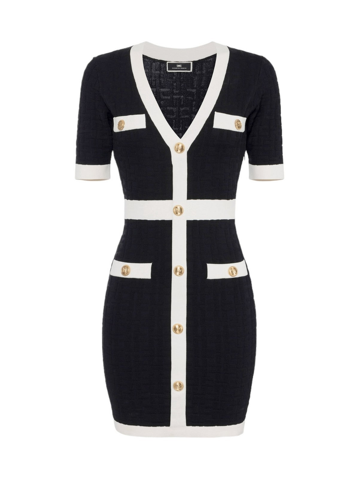 ELISABETTA FRANCHI Abito Donna AM81B42E2 110 Nero - Stilato