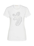 LIU JO WHITE T-Shirt e Polo Donna WA4051JS923 Q9979 Bianco - Stilato